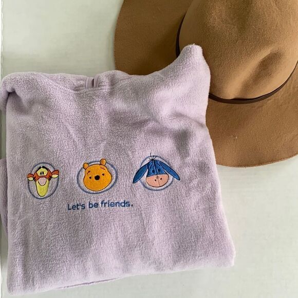 Vintage Disney Winnie the Pooh Fleece Hoodie - Picture 1 of 5